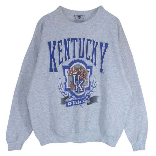 Lee リー ヴィンテージ 90s Kentucky ケンタッキー ロゴ プリント スウェット グレー系 XL【中古】