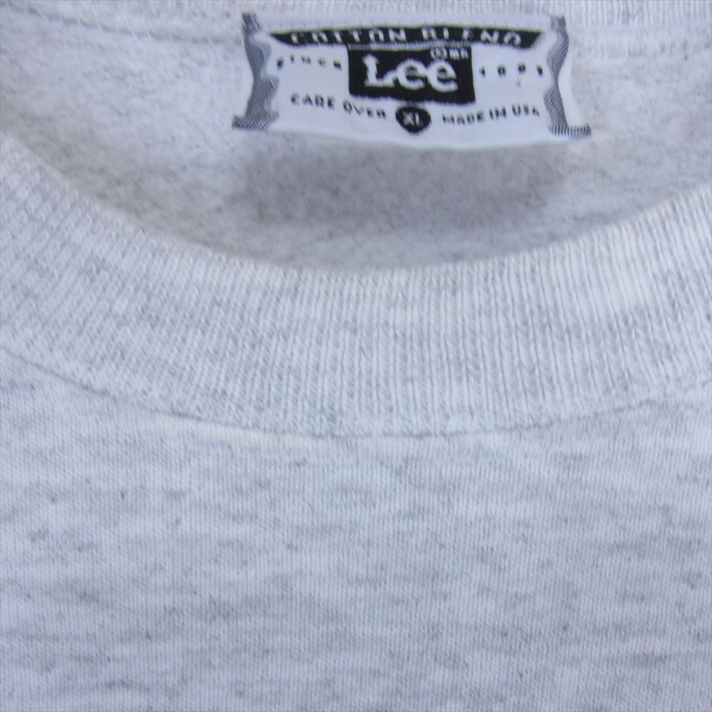 Lee リー ヴィンテージ 90s Kentucky ケンタッキー ロゴ プリント スウェット グレー系 XL【中古】