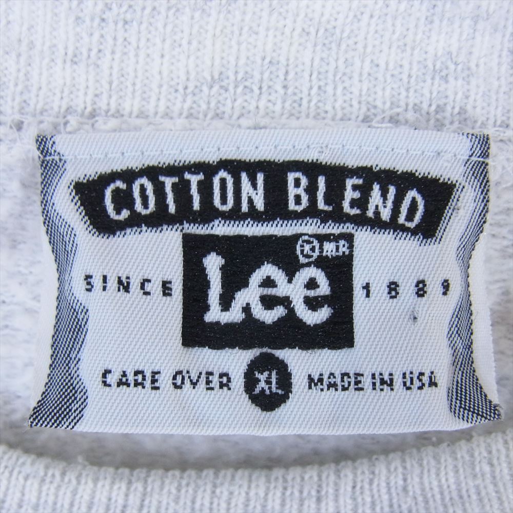 Lee リー ヴィンテージ 90s Kentucky ケンタッキー ロゴ プリント スウェット グレー系 XL【中古】