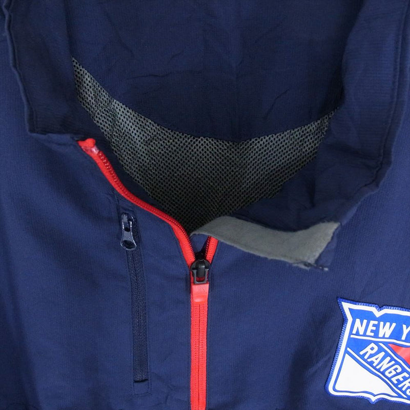 adidas アディダス NHL NEW YORK RANGERS ロゴワッペン トラックジャケット ネイビー系 XL【中古】