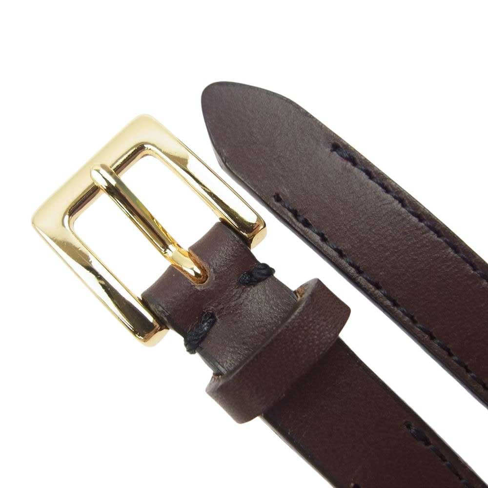 UNDERCOVER アンダーカバー 20SS UCY4A03 Future is the Past レザー ブレスレット ダークブラウン系 FREE【中古】