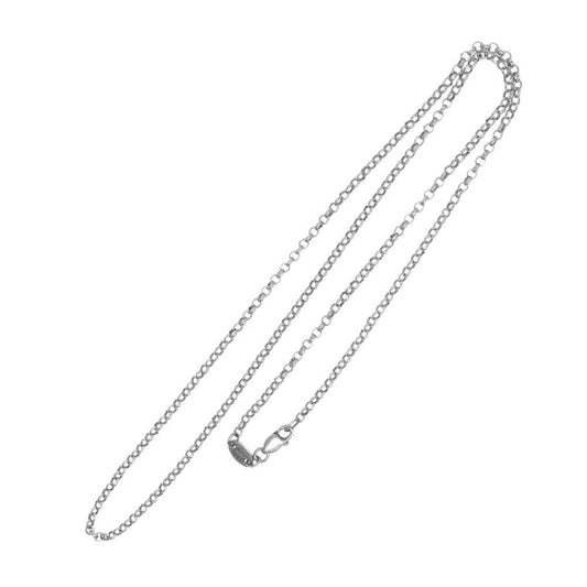 CHROME HEARTS クロムハーツ（原本無） オールド品 Roll Chain 18inch ロール チェーン 18インチ  シルバー系 18インチ【中古】