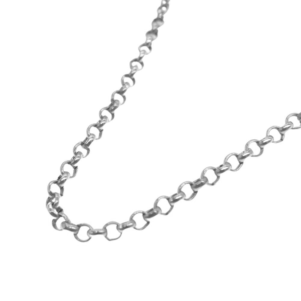 CHROME HEARTS クロムハーツ（原本無） オールド品 Roll Chain 18inch ロール チェーン 18インチ  シルバー系 18インチ【中古】