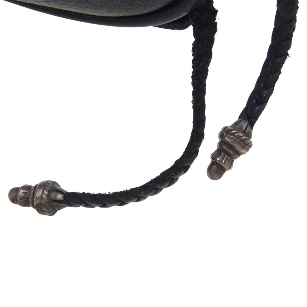 CHROME HEARTS クロムハーツ（原本無） JJ DEAN LG JJディーン ラージ レザー ライダース ハンドバッグ ブラック系【中古】