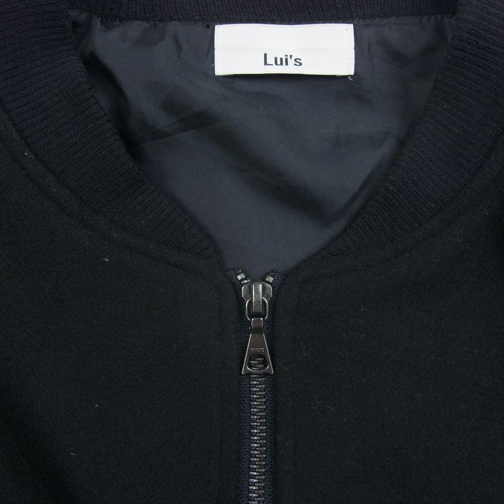 ルイス LU16U0070560100 ウール ブルゾン ジャケット ブラック系 M【中古】
