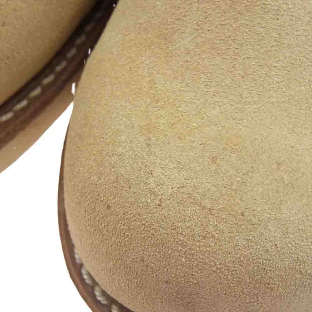 RED WING レッドウィング 6 Classic Round 6インチ クラシック ラウンドトゥ スエード ブーツ ベージュ系 USA 9 1/2 E【中古】