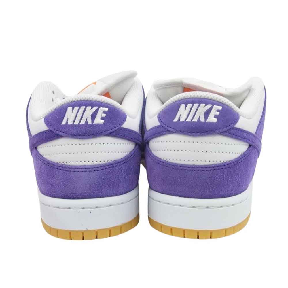 NIKE ナイキ DV5464-500 SB Dunk Low Pro ISO Orange Label Court Purple Gum ダンク ロー プロ オレンジレーベル コートパープル ガム スニーカー ホワイト系 パープル系 28cm【新古品】【未使用】【中古】