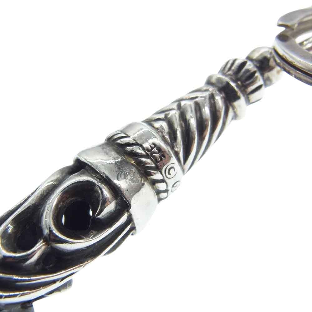 CHROME HEARTS クロムハーツ（原本有） SMALL ROLLER スモール ローラー ダガー キーリング キーホルダー シルバー系【中古】