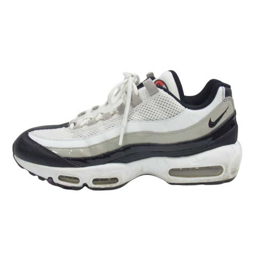 NIKE ナイキ DR2550-100 WMNS Air Max 95 White Bone and Black Patent Leather エアマックス ホワイト ボーン アンド ブラック パテントレザー スニーカー ホワイト系 28.5cm【中古】