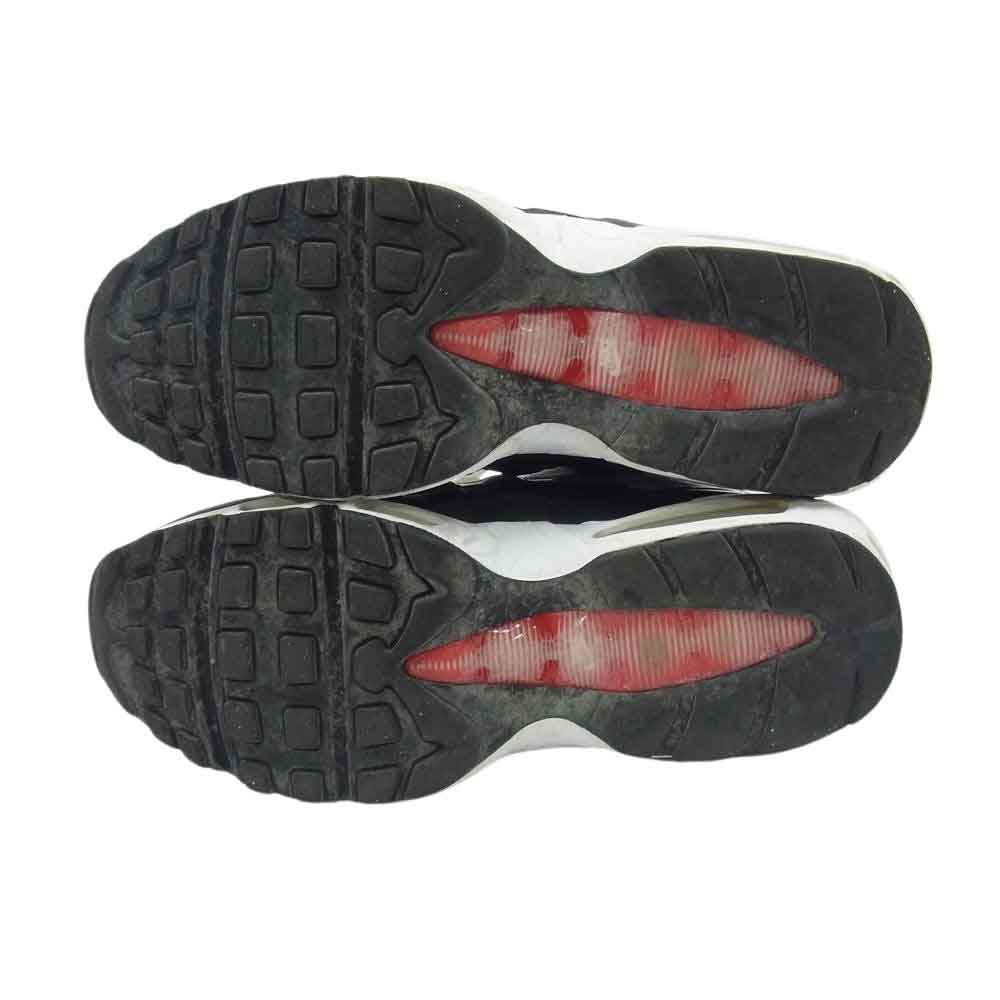 NIKE ナイキ DR2550-100 WMNS Air Max 95 White Bone and Black Patent Leather エアマックス ホワイト ボーン アンド ブラック パテントレザー スニーカー ホワイト系 28.5cm【中古】
