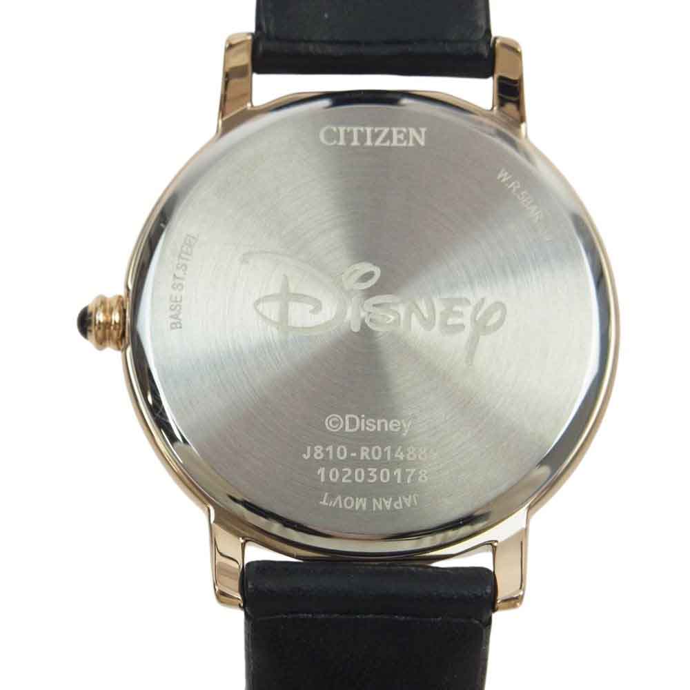 CITIZEN シチズン FE6098-08W × Disney ディズニー Celestial Mickey ミッキー エコドライブ 腕時計 ウォッチ ブラック系【美品】【中古】