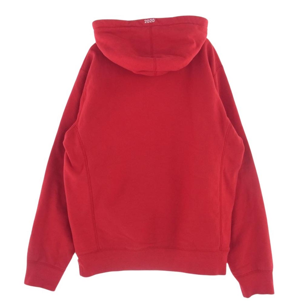 Supreme シュプリーム 20SS Motion Logo Hooded Sweatshirt モーションロゴ フーデッド スウェットシャツ パーカー レッド系 M【中古】