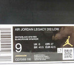 NIKE ナイキ CD7069-116 Jordan Legacy 312 Low Chicago ジョーダン レガシー シカゴ スニーカー ホワイト系 ブラック系 レッド系 27cm【新古品】【未使用】【中古】