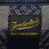 TENDERLOIN テンダーロイン 13AW T-BUFFALO CPO SHT JACKET バッファロー チェック 長袖 シャツ ネイビー系 S【中古】