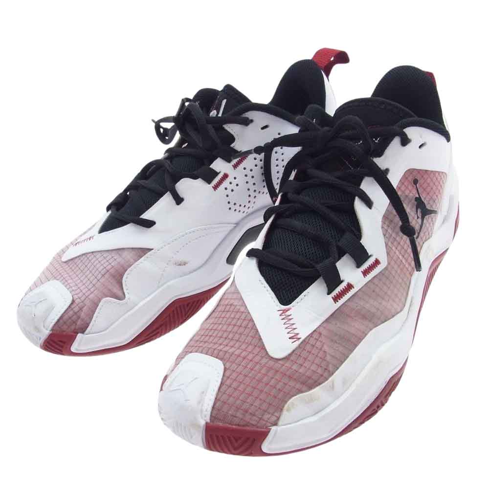 NIKE ナイキ DZ3339-100 Jordan One Take 4 White Black Team Crimson ジョーダン ワンテイク ホワイト ブラック チームクリムゾン スニーカー ホワイト×レッド 27cm【中古】