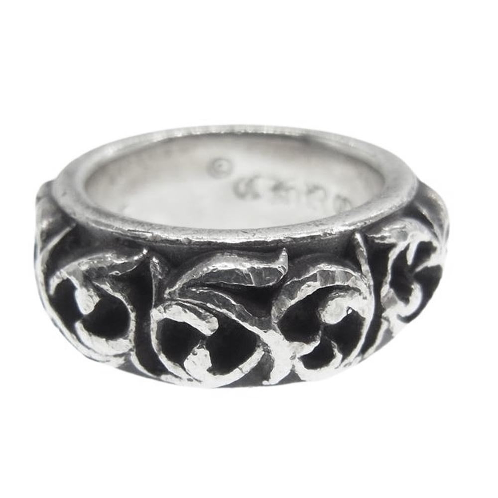 CHROME HEARTS クロムハーツ（原本無） ETERNITY VINE BAND エタニティ ヴァイン バンド リング シルバー系 7.5号【中古】