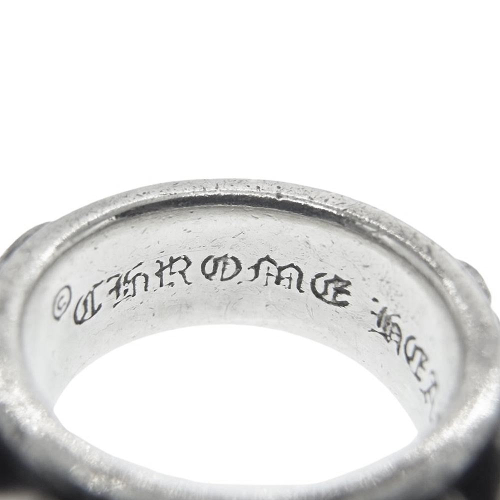 CHROME HEARTS クロムハーツ（原本無） ETERNITY VINE BAND エタニティ ヴァイン バンド リング シルバー系 7.5号【中古】
