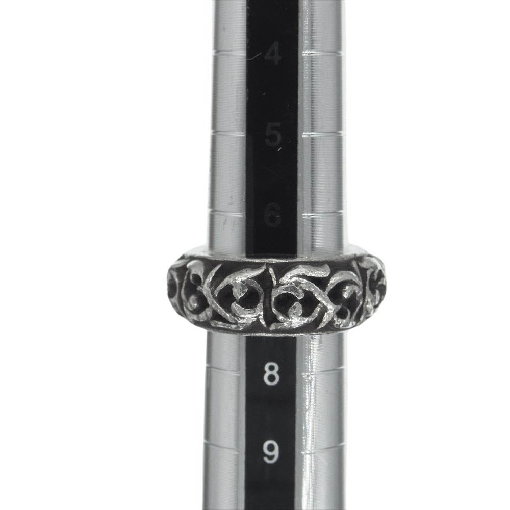 CHROME HEARTS クロムハーツ（原本無） ETERNITY VINE BAND エタニティ ヴァイン バンド リング シルバー系 7.5号【中古】