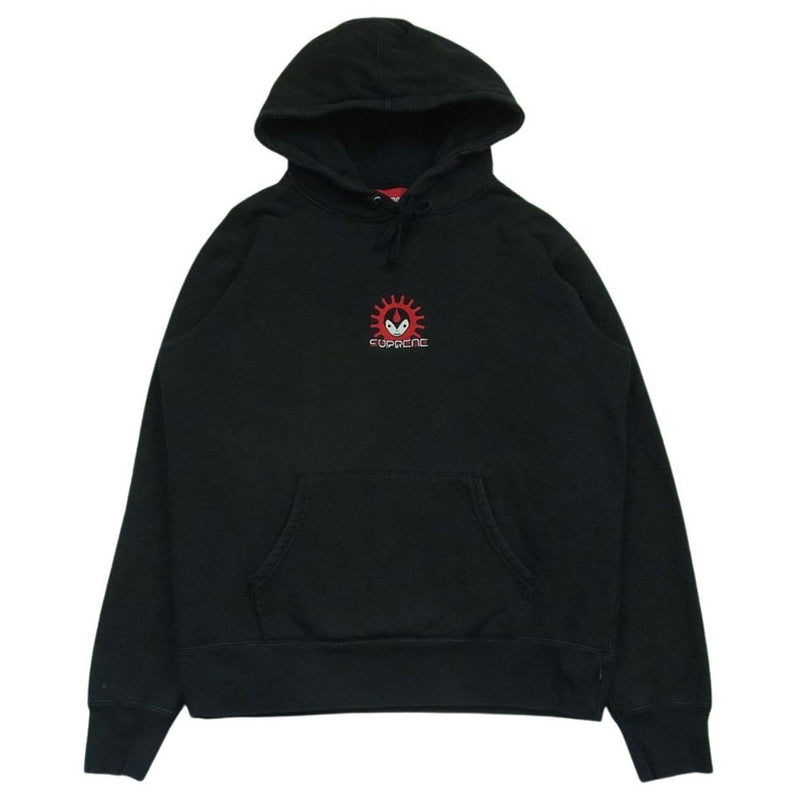 Supreme シュプリーム 18AW Vampire Hooded Sweatshirt ヴァンパイア プルオーバー パーカー ブラック系 ダークグレーよりのブラック系 S【中古】