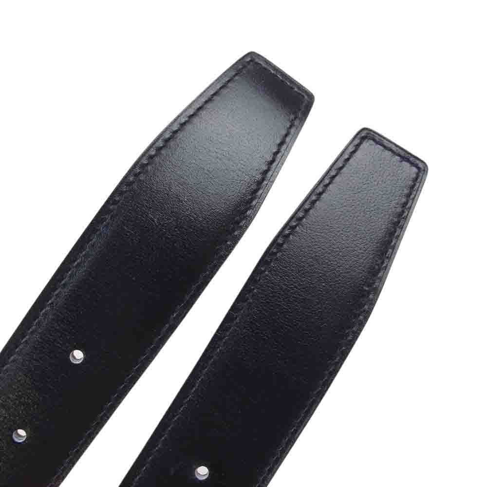 HERMES エルメス 071798CAAA095 コンスタンス リバーシブル レザー ベルト ブラック系 ライトブラウン系【新古品】【未使用】【中古】