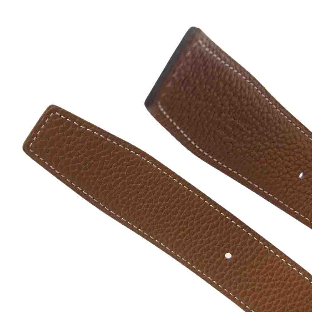 HERMES エルメス 071798CAAA095 コンスタンス リバーシブル レザー ベルト ブラック系 ライトブラウン系【新古品】【未使用】【中古】