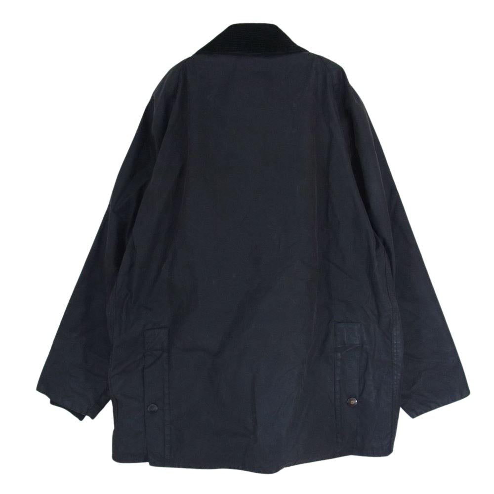 Barbour バブアー A104 00年 英国製 3ワラント BEDALE ビデイル オイルド ジャケット ブラック系 C38/97cm【中古】