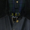 Barbour バブアー A104 00年 英国製 3ワラント BEDALE ビデイル オイルド ジャケット ブラック系 C38/97cm【中古】