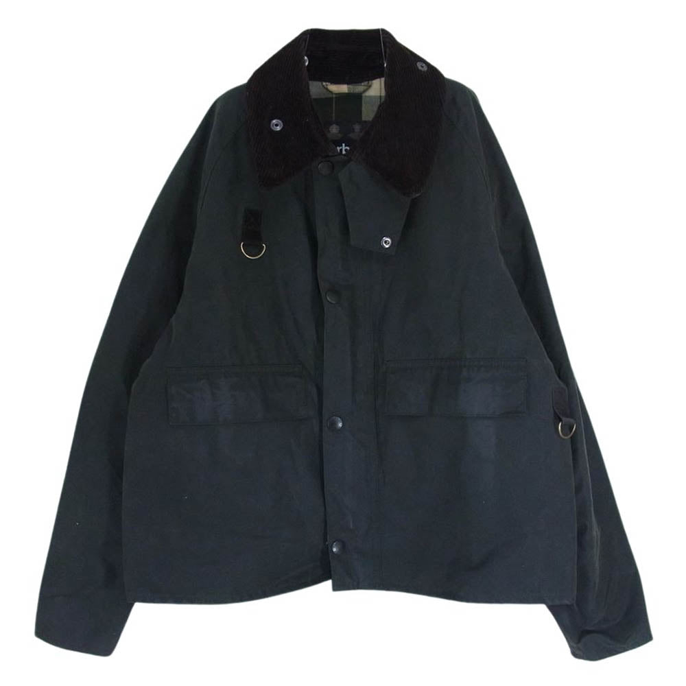 Barbour バブアー 232MWX1212 SPEY スペイ ワックス コットン ショート ブルゾン カーキ系 L【中古】