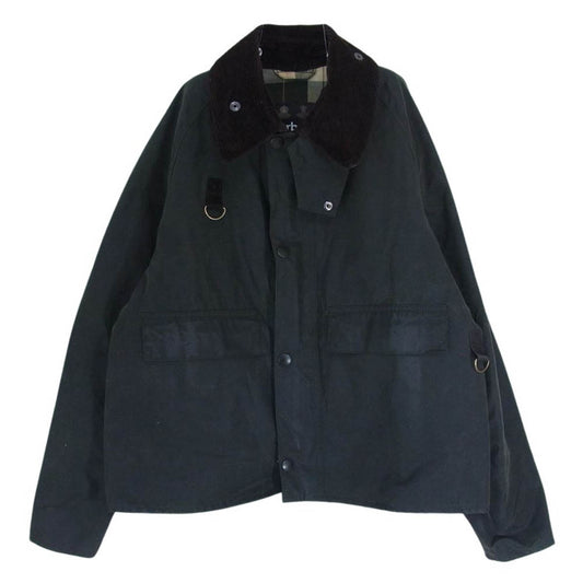 Barbour バブアー 232MWX1212 SPEY スペイ ワックス コットン ショート ブルゾン カーキ系 L【中古】