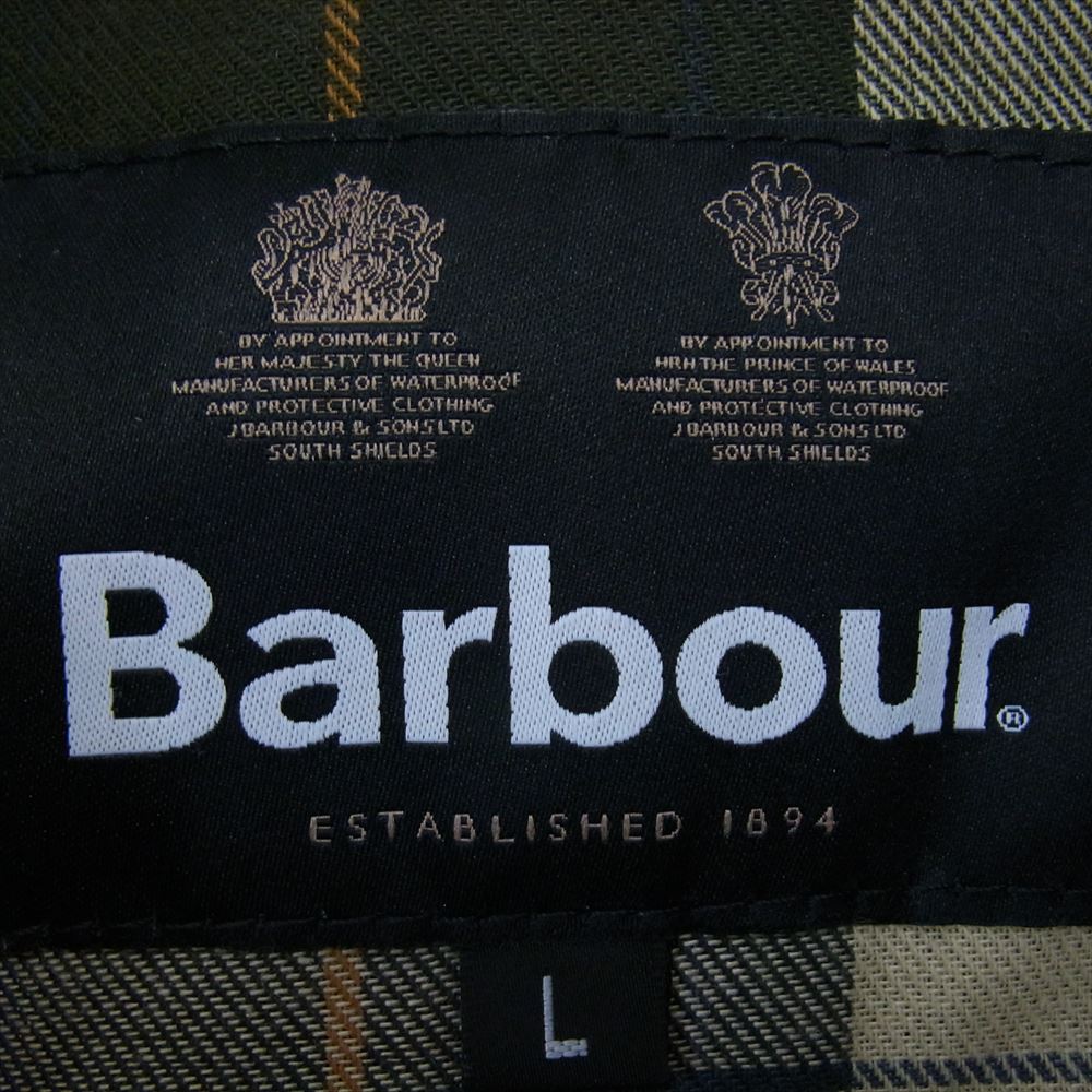 Barbour バブアー 232MWX1212 SPEY スペイ ワックス コットン ショート ブルゾン カーキ系 L【中古】