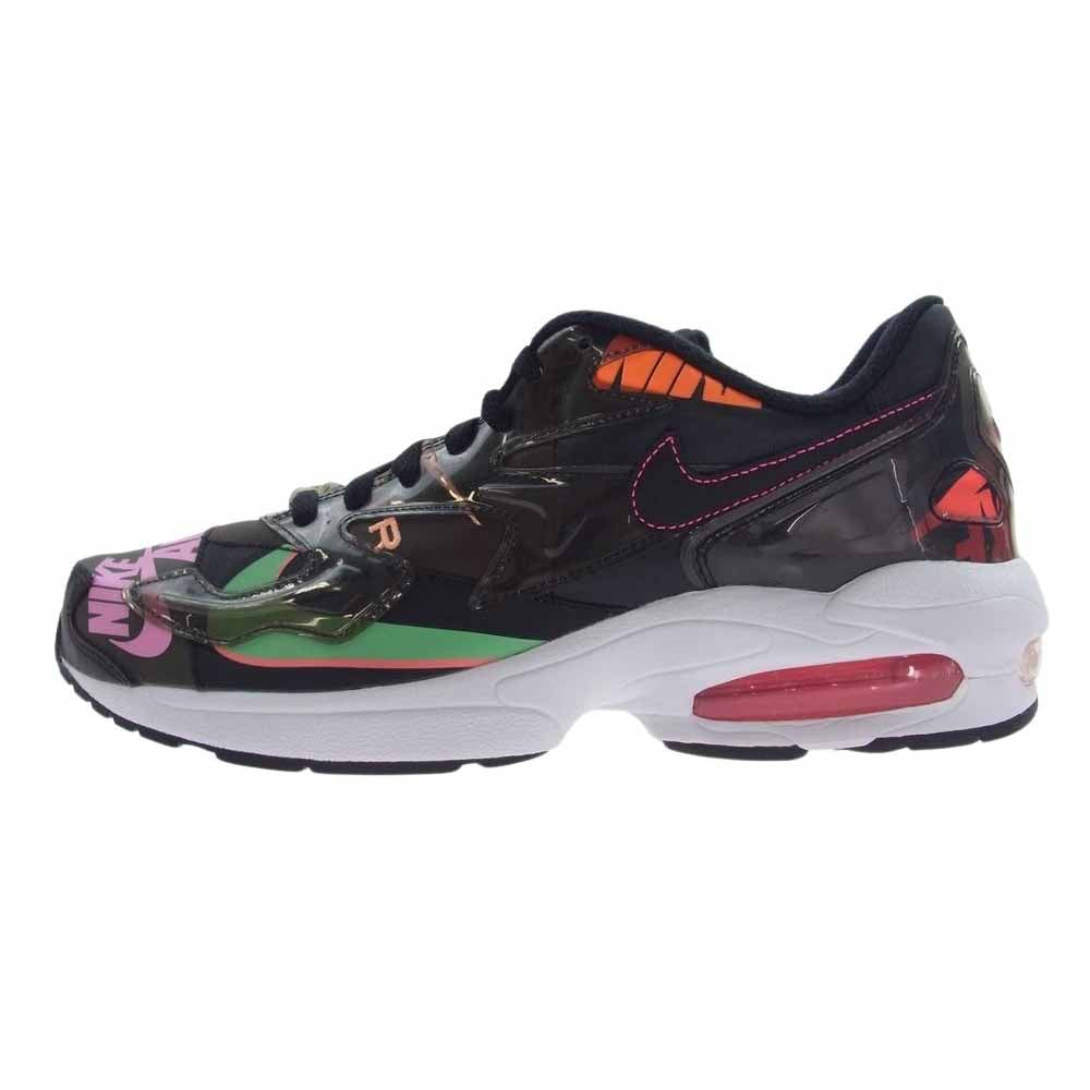 NIKE ナイキ CI5590-001 AIR MAX 2 LIGHT QS ATMOS エアマックス 2 ライト クイックストライク アトモス スニーカー ブラック系 28.5cm【美品】【中古】