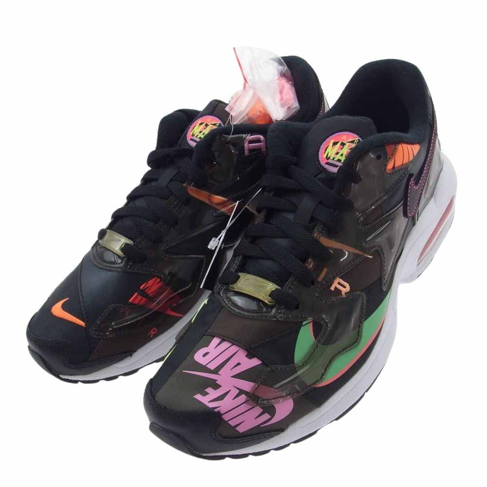 NIKE ナイキ CI5590-001 AIR MAX 2 LIGHT QS ATMOS エアマックス 2 ライト クイックストライク アトモス スニーカー ブラック系 28.5cm【美品】【中古】