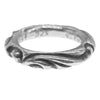 CHROME HEARTS クロムハーツ（原本無） SCRL BAND スクロール バンド リング シルバー系 約11.5号【中古】