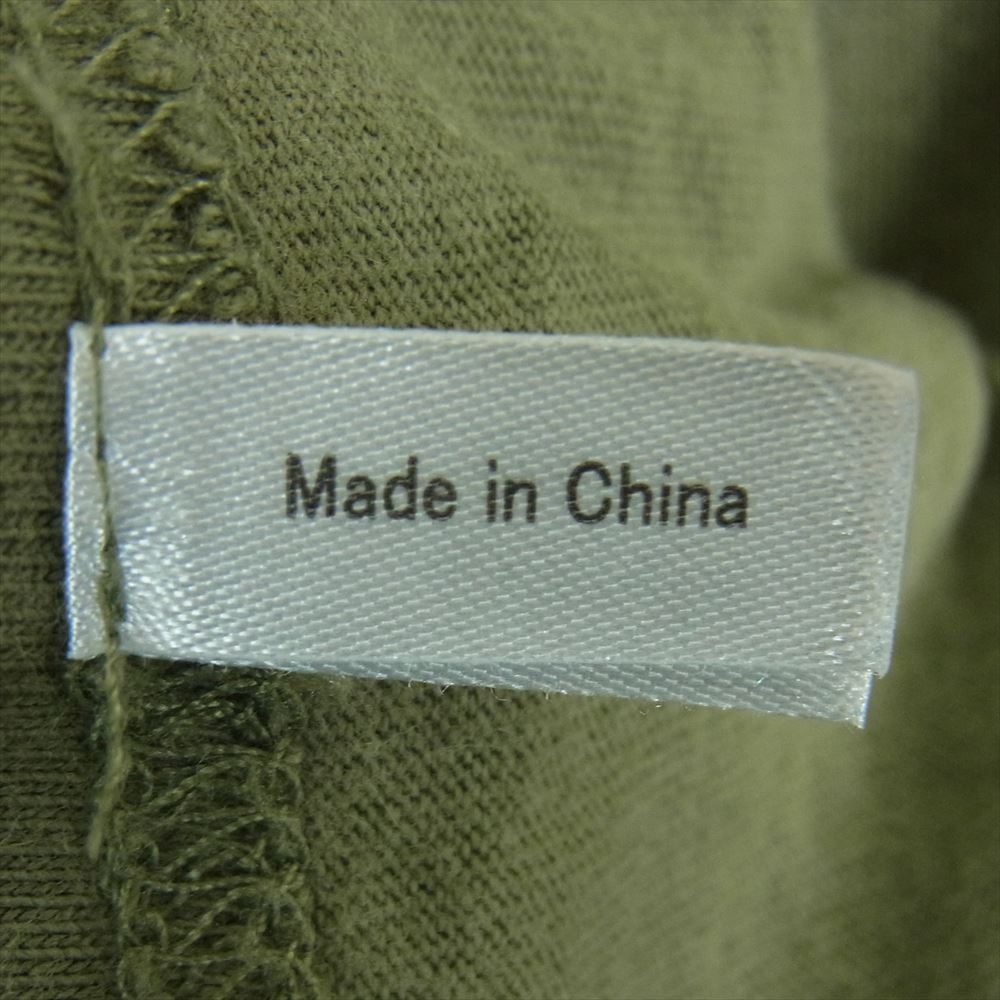 エムアンドエム 5011-01 31063HH ロゴ 刺繍 長袖 Tシャツ 中国製 カーキ系 グレイッシュカーキ系 M【中古】