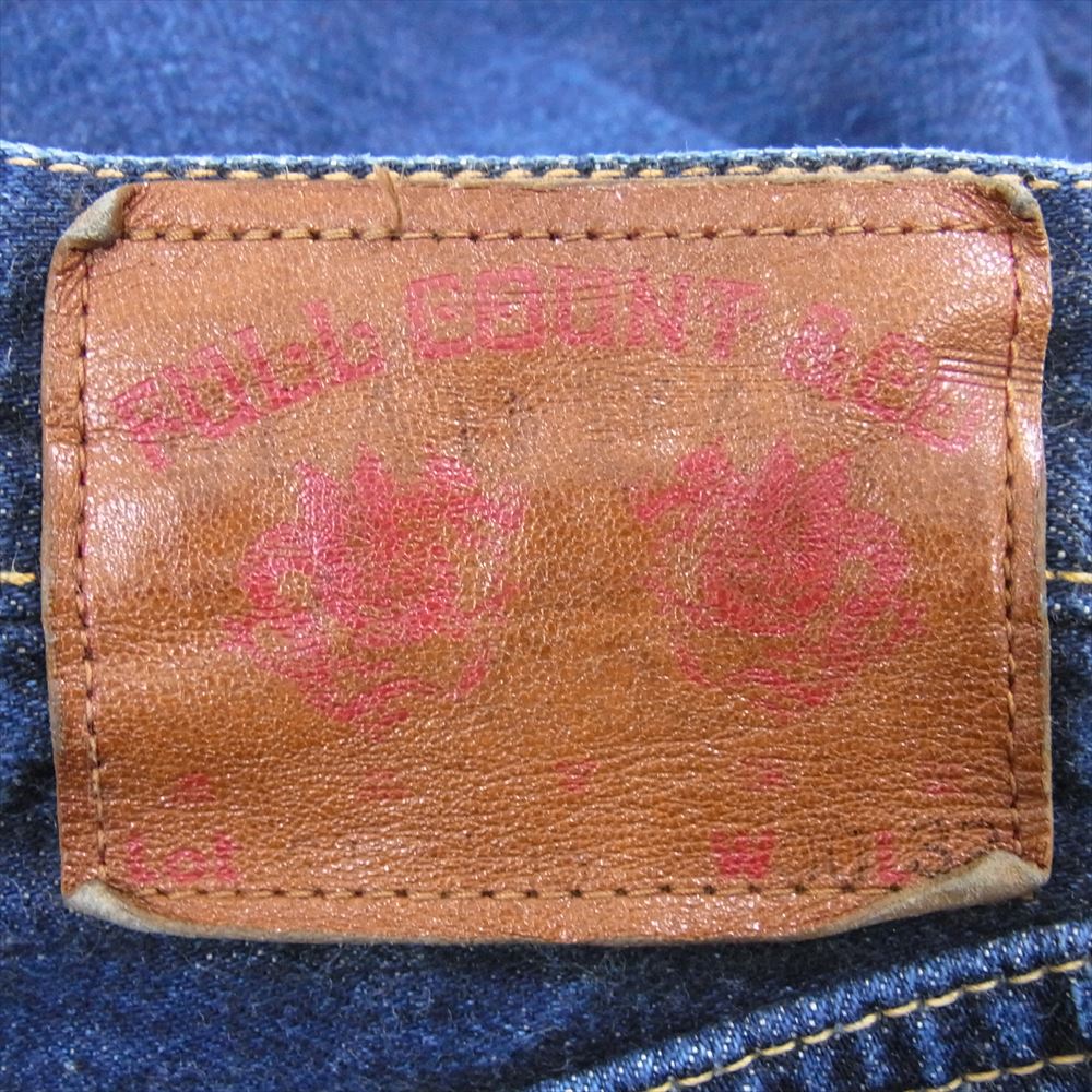 FULLCOUNT フルカウント GH-0105 × GLAD HAND グラッドハンド 0105 LOOSE STRAIGHT ルーズ ストレート デニム パンツ インディゴブルー系 30【中古】
