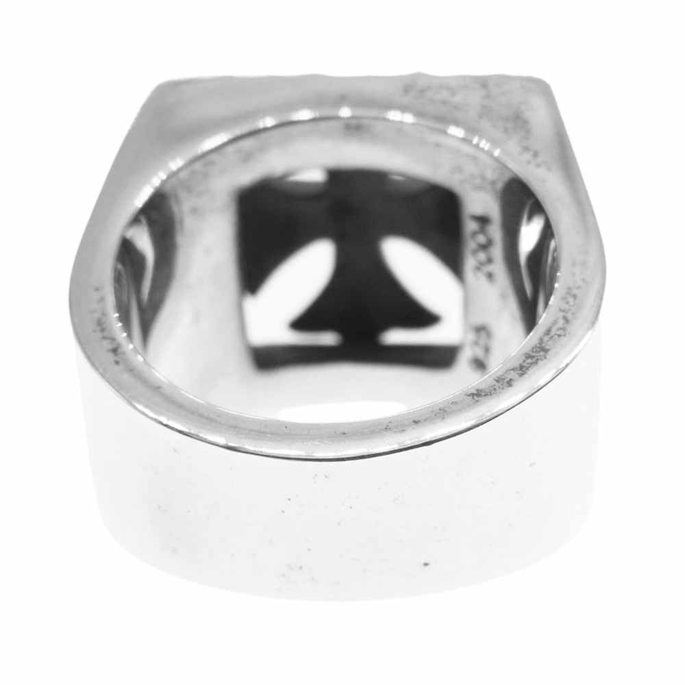 CHROME HEARTS クロムハーツ（原本無） レターブロック CHプラス リング シルバー系 22号【中古】