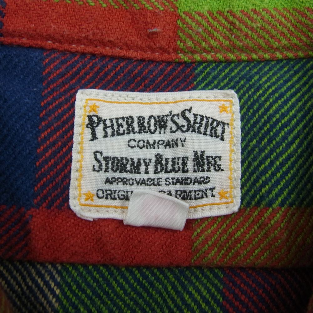 Pherrow's フェローズ HEAVY FLANNEL SHIRTS ヘビーネル シャツ マルチカラー系 38【中古】