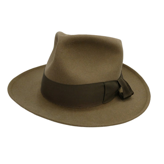 テンプルフォーム 50s VINTAGE FEDORA HAT フェドラハット フェルトハット ブリムハット 帽子 7.25【中古】