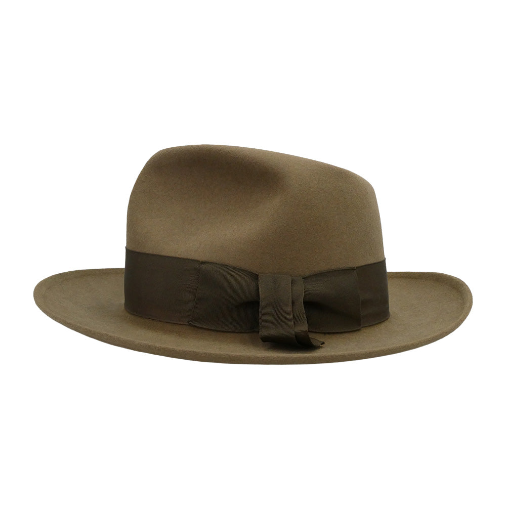 テンプルフォーム 50s VINTAGE FEDORA HAT フェドラハット フェルトハット ブリムハット 帽子 7.25【中古】