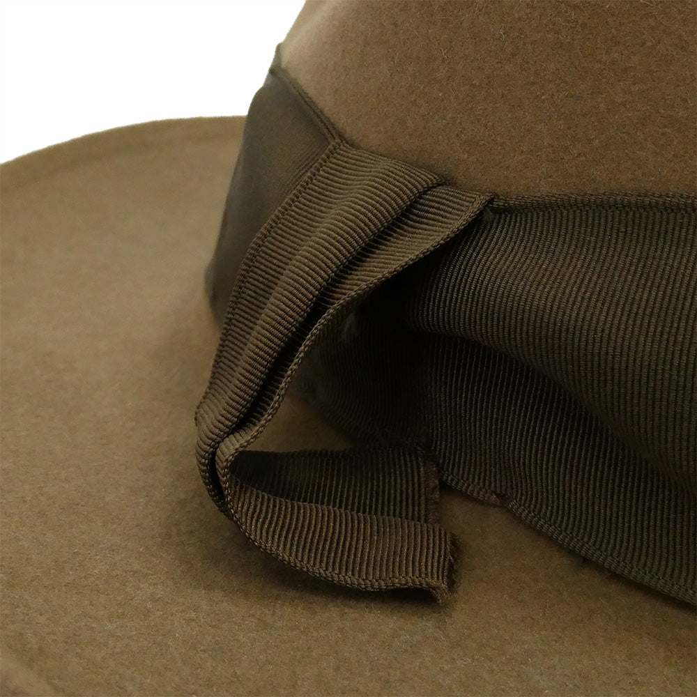 テンプルフォーム 50s VINTAGE FEDORA HAT フェドラハット フェルトハット ブリムハット 帽子 7.25【中古】