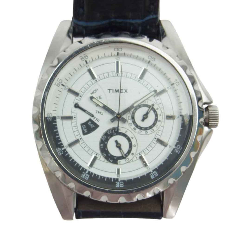 TIMEX タイメックス T2M429 クロノグラフ ウオッチ ネイビー系【中古】