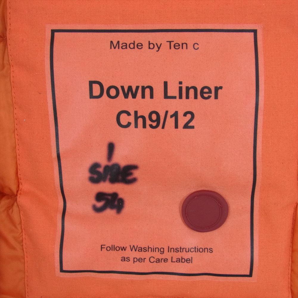 テンシー 16CTCUD03009 002197 国内正規品 Down Liner CH9/12 ダウン ライナー ダウンジャケット オレンジ系 54【中古】