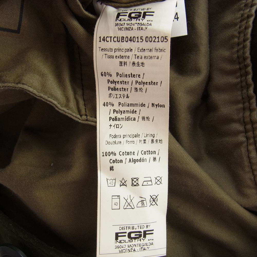 テンシー 14CTCUB04015 002105 国内正規品 Rain Parka R25/p  レインパーカー 高密度ベンタイルクロス フード付き ジャケット カーキ系 54【中古】