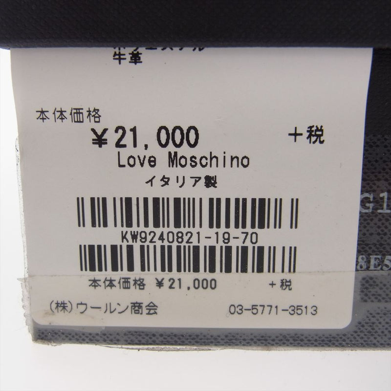 モスキーノ KW9240821 ラブモスキーノ ファイヤー スリップオン スリッポン スニーカー 37【中古】