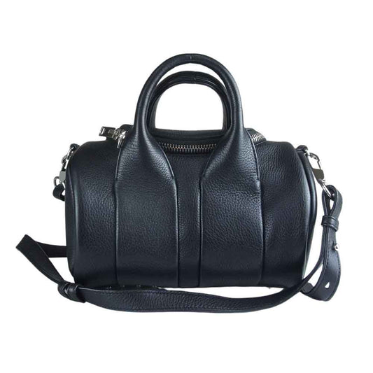 Alexander Wang アレキサンダーワン 2099B0065L ロッキー 2WAY スタッズ ミニ ショルダー バッグ  ブラック系【中古】