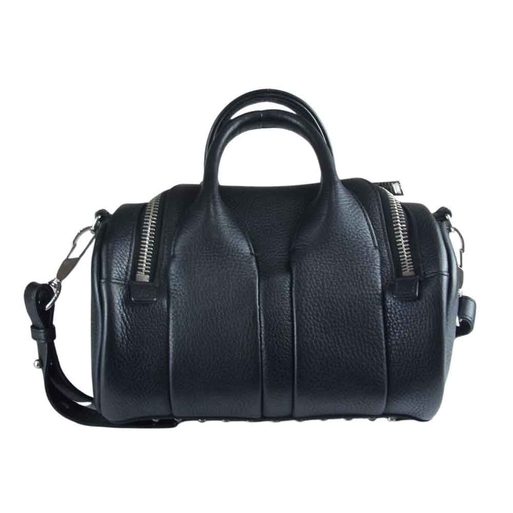 Alexander Wang アレキサンダーワン 2099B0065L ロッキー 2WAY スタッズ ミニ ショルダー バッグ  ブラック系【中古】
