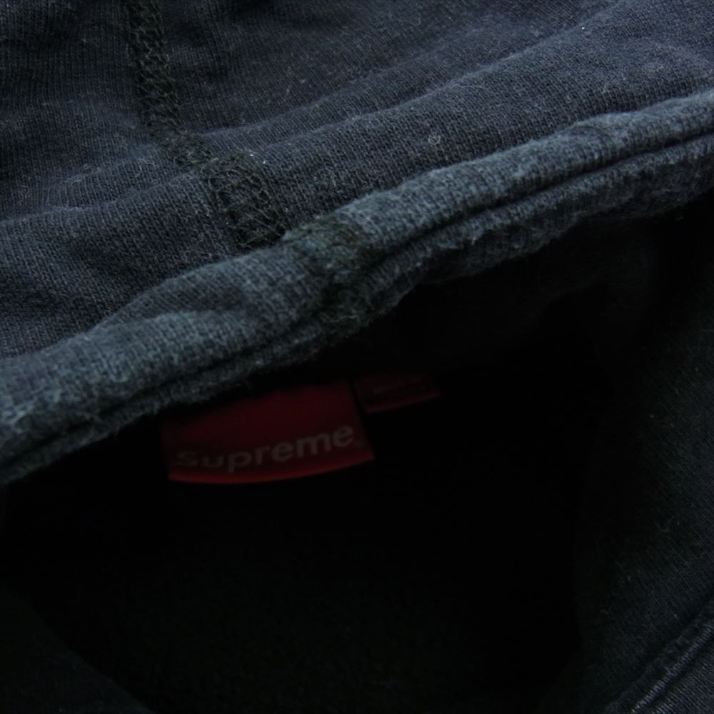 Supreme シュプリーム 17SS Sleeve Patch Hooded Sweatshirt スリーブ パッチ プルオーバー パーカー  ブラック系 M【中古】