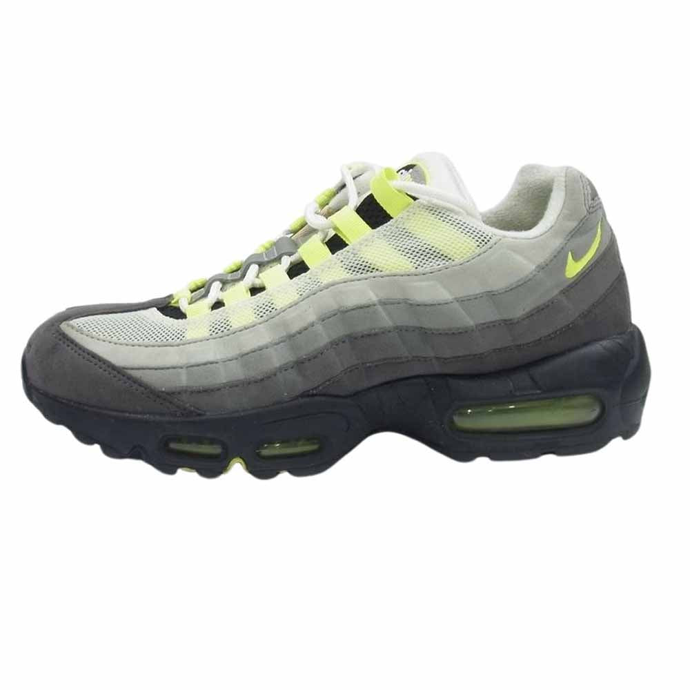 NIKE ナイキ 554970-071 AIR MAX 95 エアマックス OG ローカット スニーカー グレー系 イエロー系 26cm【中古】