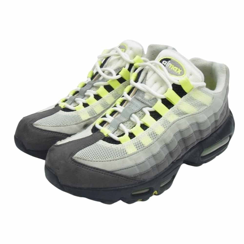 NIKE ナイキ 554970-071 AIR MAX 95 エアマックス OG ローカット スニーカー グレー系 イエロー系 26cm【中古】