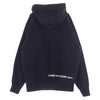 Supreme シュプリーム 18AW × COMME des GARCONS SHIRT コムデギャルソン シャツ Split Box Logo Hooded Sweatshirt スプリット ボックス ロゴ プリント フーデッド スウェットシャツボックス ロゴ パーカー ブラック系 M【中古】